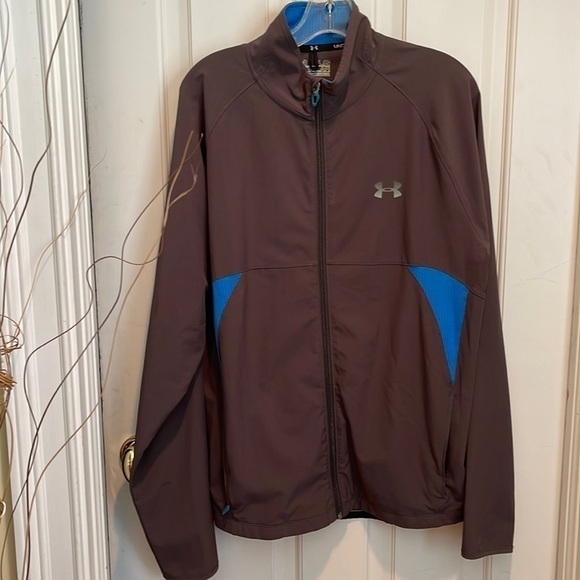 Under Armour grey and blue light jacket - Picture 1 of 7